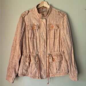 Joujou Linen Blend Lightweight Jacket